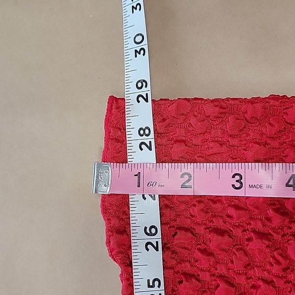 SHEIN Size XL Red Textured 3 Piece Bikini Set.  NEW without Tags - Picture 13 of 14